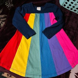 Hanna rainbow twirl dress